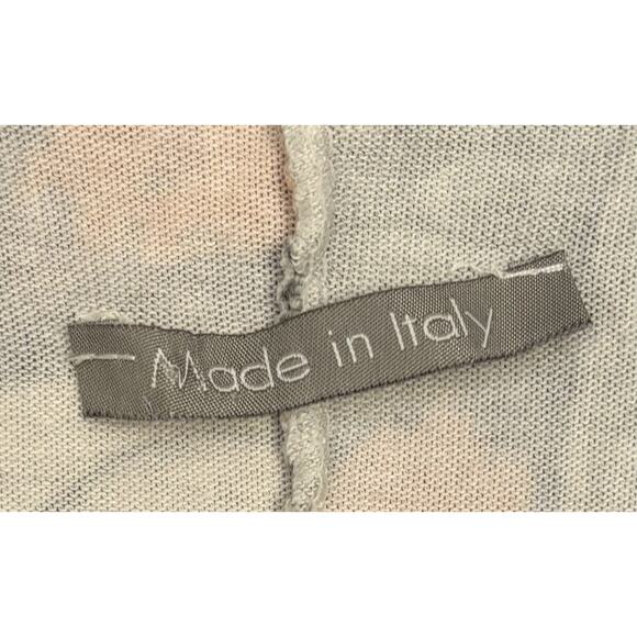 Made In Italy Women’s Relaxed Artsy Sweater Size XL Lightweight Abstract Boxy - Picture 2 of 4